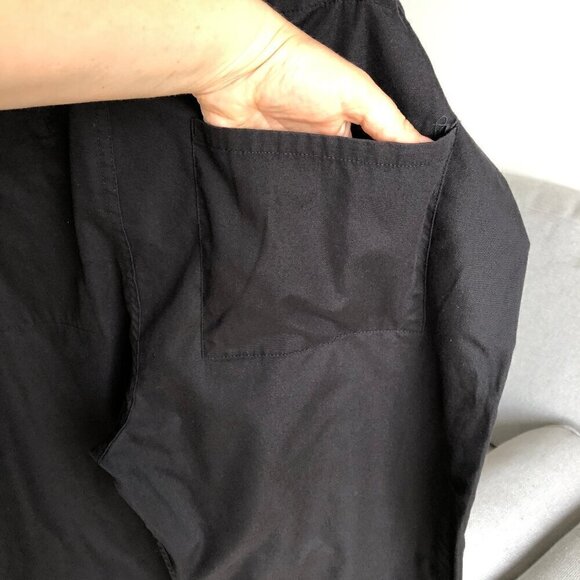 HealthPro L'Équipeur Marks Unisex Scrubs Pockets Black Healthcare Work Large - Picture 3 of 11